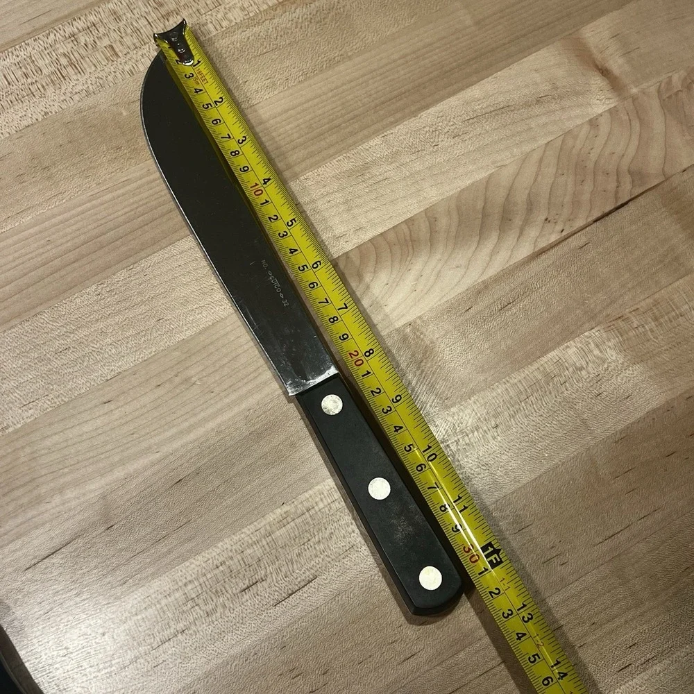Vintage Cutco No. 32 Butcher‎ Knife Wood Handle 8
